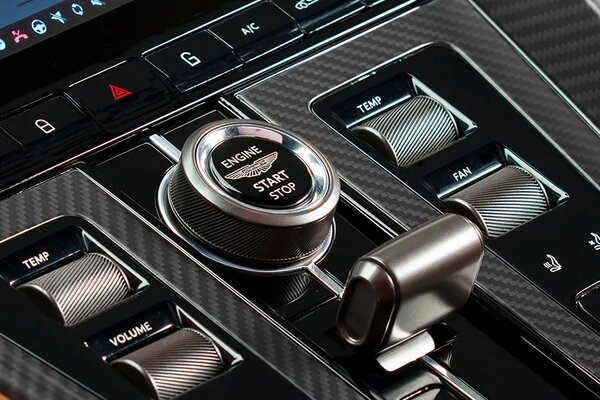 Aston Martin DB12 Ignition Start Stop Button
