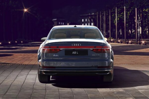 Audi A8 L Rear View