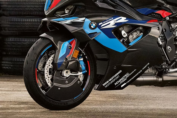 BMW M 1000 RR Front Tyre View