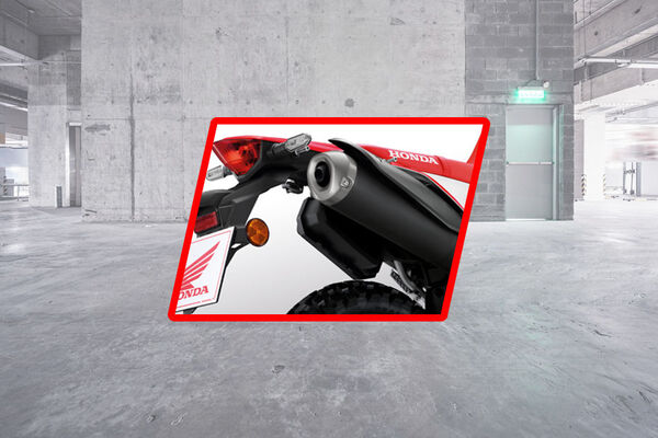 Honda CRF300L Tail Light View
