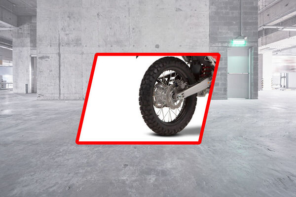Honda CRF300L Wheel View