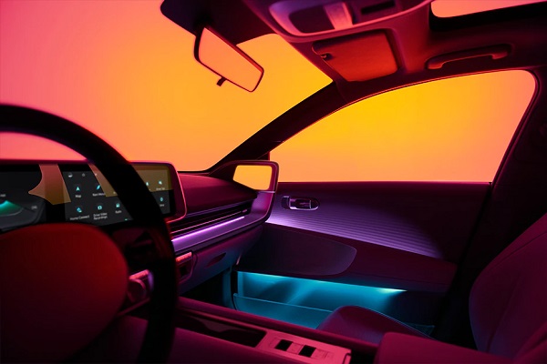 Hyundai IONIQ 6 Ambient Lighting View