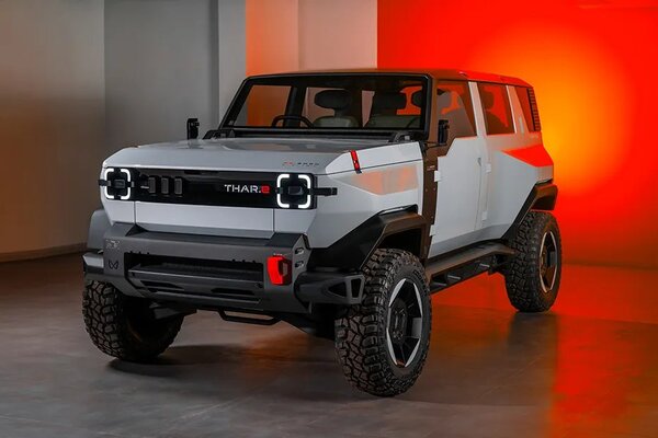 Mahindra Thar E Front Left View