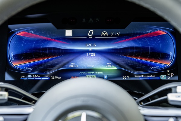 Mercedes-Benz AMG EQS Infotainment System Main Menu