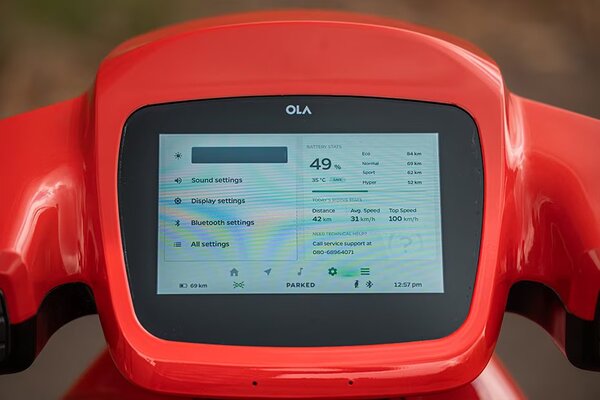 Ola Electric S1 Pro Speedometer