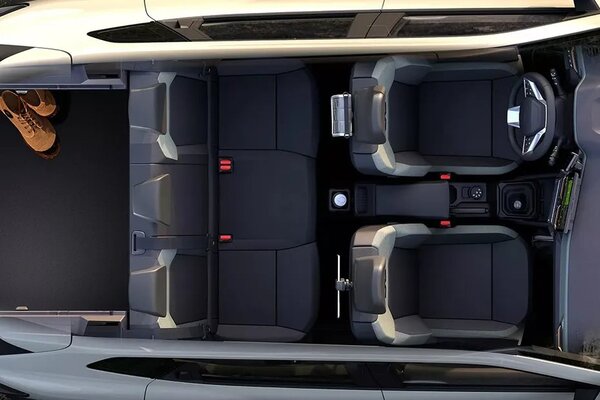 Renault Duster 2025 Seats Aerial View